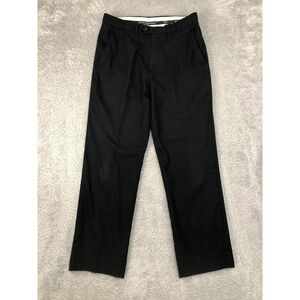 Giorgio Armani Le Collezioni Pants Mens 32x29 Navy Blue Wool Dress *Flaw